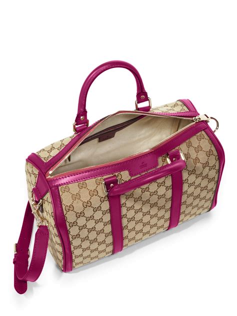 gucci bag with pink trim|pink gucci bag small.